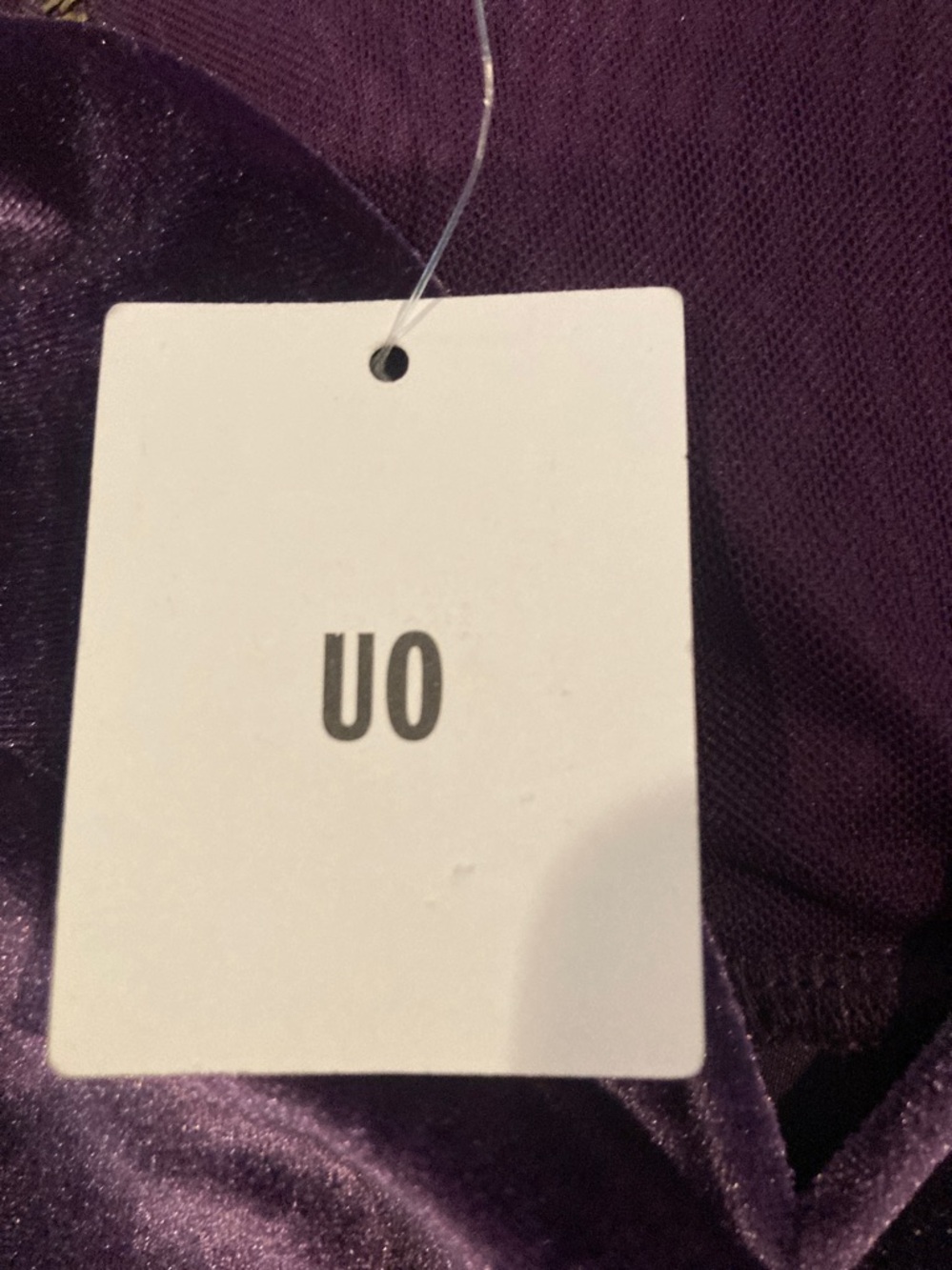 Urban Outfitters sexy purple velvet dress new with tags vneck - Picture 5 of 7